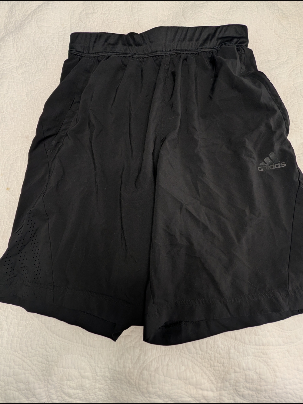 adidas Black Men's Athletic Training Shorts